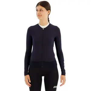 Maillot POC Essential Road manche longue bleu marine femme - XS