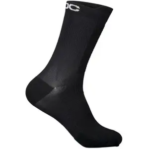 POC Lithe Mtb Sock Mid Socks Mixte, Uranium Black, M pas cher