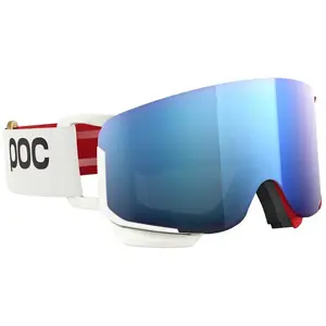 Comparateur de prix : Masque de ski POC Nexal Mid (Rouge/Blanc/Partly Sunny Blue) cat 2