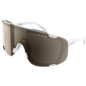 Comparateur de prix : Lunettes POC Devour Wide Fit blanc verre Clarity Trail Light argent