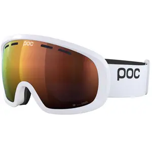 Comparateur de prix : Poc Fovea Mid - Masque ski Hydrogen White Partly Sunny Orange Cat 2