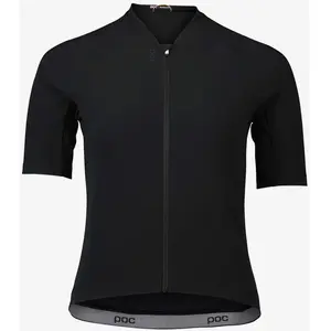 Maillot manches courtes femme poc raceday uranium noir pas cher
