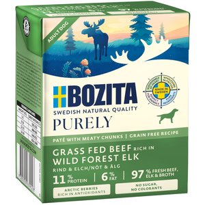 Bozita Purely 6 x 370 g pour chien - élan pas cher