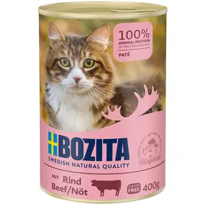 6x410g Bozita boeuf - Pâtée pour chat pas cher
