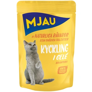 12x85g Mjau Cat Pouch poulet en gelée nourriture pour chats humide pas cher