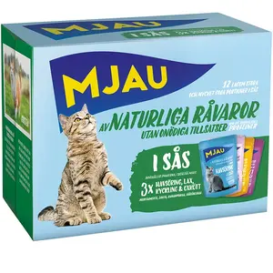 12x85g Mjau Cat Pouch Mixpaket viande & poisson menu en sauce (4 sorte... pas cher