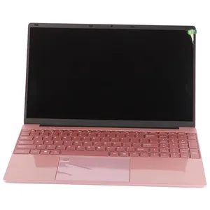 LEYT DAUZ Ordinateur Portable de Bureau, 15,6 Pouces, Lecteur d'empreintes Digitales 6000 MAh, Caméra Frontale, Ordinateur Portable Rose pour Les Entreprises (16+512G Prise UE) pas cher