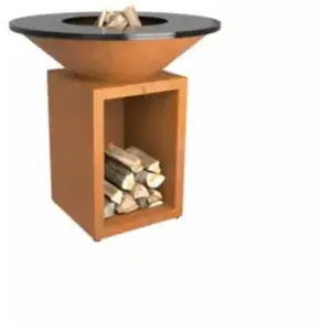 Braséro plancha OFYR Classic Storage 100 Acier Corten - OFYR - BlancVendu paramazon