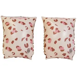 Brassards piscine enfant 0-2 ans - Léopard Old pink - Swim Essentials pas cher