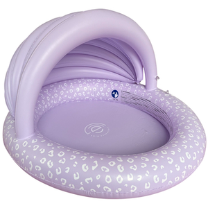 Swim Essentials Pataugeoire enfant à dôme léopard lilas  100 cmVendu paravenue-des-jeux