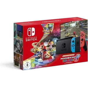 Nintendo Switch Rouge/Bleu Néon 32Go [Nouveau modèle] + Mario Kart 8 D... pas cher