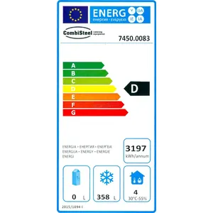 Table réfrigérée négative GN1/1 - 3 portes - Combisteel - R290Rvs Aisi 2013 PortesPleine pas cher