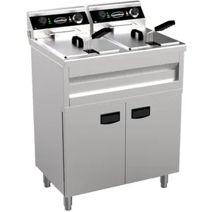 Non communiqué Friteuse professionnelle électrique 2 x 9 litres 2x 3,3 kW CombisteelVendu paramazon