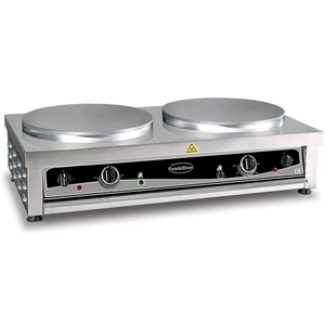 Non communiqué Crêpière professionnelle double électrique 2 x Diamètre 400 mm Combisteel pas cher