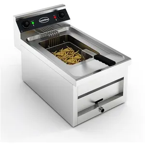 Comparateur de prix : Friteuse Electrique à Poser 6 kW - 1 ou 2 Cuves 12 L - Combisteel