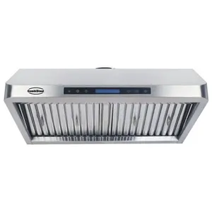 Hotte Aspirante Professionnelle Inox avec Moteur 900 mm Combisteel
