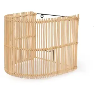 Bazar Bizar Applique murale en rotin naturel 20x20x25 cm pas cher