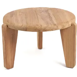 Bazar Bizar Table basse en imitation bois recyclé 60x60 pas cher