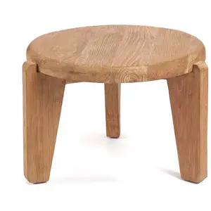 Bazar Bizar Table basse en imitation bois recyclé 50x50 pas cher