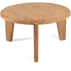 Bazar Bizar Table basse en imitation bois recyclé 80x80 pas cher