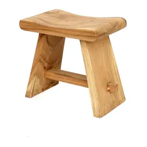 Bazar Bizar Tabouret en bois de suar naturel pas cher