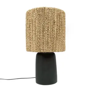 Bazar Bizar CHALKI-Lampe à poser Fibres Naturelles H55cm pas cher