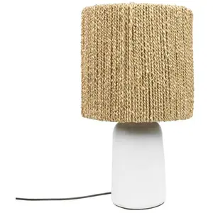 Bazar Bizar CHALKI-Lampe à poser Fibres Naturelles H55cm pas cher