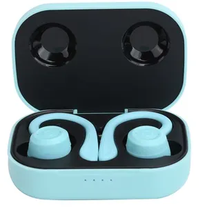 Écouteur Bluetooth à Crochet d'Oreille Intra auriculaires avec Boîte d... pas cher