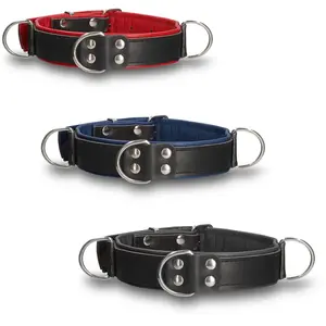 OUCH!Shots - Ouch! Collier Bondage Deluxe bleu et noir pas cher