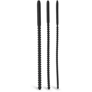 OUCH!Shots - Ouch! Kit de 3 Tiges à Urètre Perleé Silicone 240 mmVendu parrue-des-plaisirs