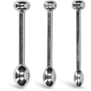 OUCH!Shots - Ouch! Kit de 3 Plugs Urétraux 1 Perle Métallique 50 mmVendu parrue-des-plaisirs