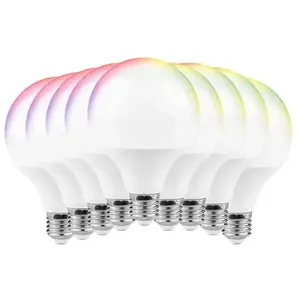 Ampoule led Connectée Wifi E27 11W G95 rgbw - Pack de 10 SilumenVendu paramazon