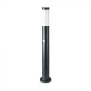 Borne de Jardin Acier Inoxydable avec Détecteur 80cm pour Ampoule E27 ...Vendu paramazon