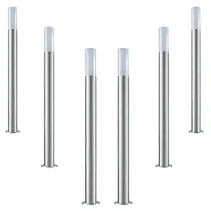 Comparateur de prix : Borne Extérieure LED - SILAMP - 100cm - Aluminium - Pack de 6