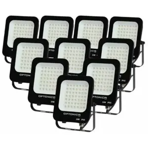Silamp - Projecteur led Extérieur smd 30W IP65 Noir (Pack de 10) - Bla...