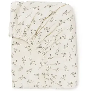 Drap housse Olive Bloom (60 x 120 cm)Vendu parberceau-magique
