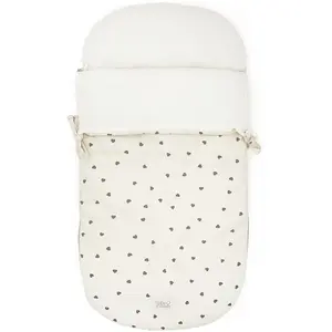 Babyshower - Nid d'ange Comfort Coeurs Blanc taille unique