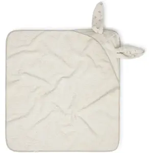 Babyshower - Cape de bain Bunny Roseberry Ecru taille unique pas cher