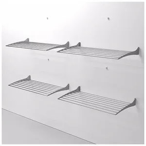 foxydry Tendoir à linge mural, Séchoir à linge mural et pliable en aluminium e... pas cher