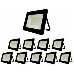 Projecteur led Extérieur 30W Etanche IP65 noir - Pack de 10 / Blanc Ne...Vendu paramazon