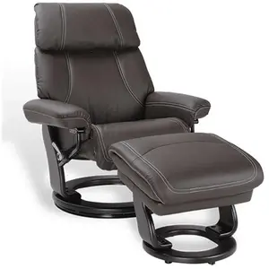 My New Design Fauteuil relax confortable en cuir marronVendu parconforama