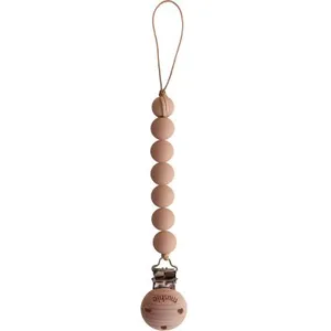 Comparateur de prix : Mushie & Co Attache sucette Halo Pale Taupe