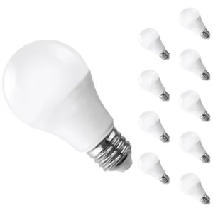 Comparateur de prix : SILAMP Ampoule led E27 18W 220V A70 (Pack de 10) - Blanc Froid 6000K -...
