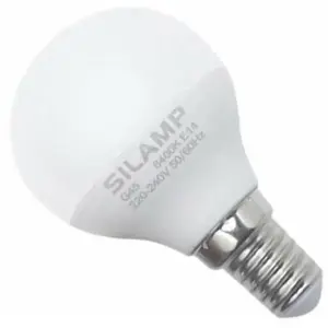 Comparateur de prix : Silamp - Ampoule led E14 8W 220V G45 300° - Blanc Neutre 4000K - 5500K
