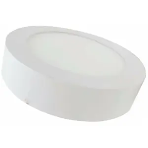 Silamp - Plafonnier led Rond 18W 220V - Blanc Froid 6000K - 8000K pas cher