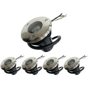 Comparateur de prix : SILUMEN Spot Extérieur Encastrable led IP65 220V Sol 3W 45° - Pack de 5
