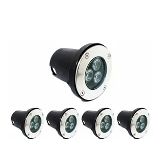 SILUMEN Spot led Encastrable Extérieur IP65 220V Sol 3W 80° (Pack de 5)Vendu paramazon