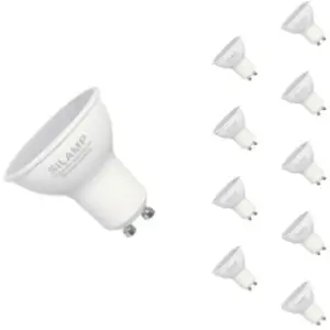 SILAMP Ampoule LED GU10 6W 220V SMD2835 PAR16 10LED 100° (Pack de 10) - Blanc... pas cher