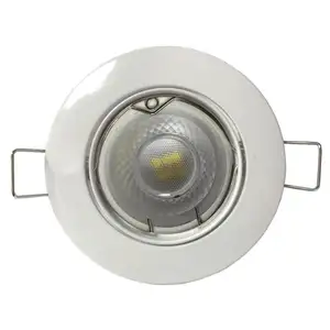 SILAMP Kit Spot LED GU10 encastrable 8W Orientable Rond Blanc (Pack de 10) - ... pas cher