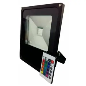 Comparateur de prix : Projecteur led rgb 10W Extérieur IP66 Plat noir - silamp